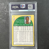 1990-91 NBA Hoops #83 Adrian Dantley Signed Card AUTO 10 PSA Slabbed Mavericks