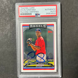 2005 Topps #513 Ervin Santana Signed Card AUTO PSA/DNA Slabbed Angels