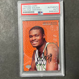 1997 Upperdeck Exclusive #R6 Antoine Walker Signed Card AUTO PSA Slabbed Celtics