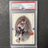 1997-98 Upperdeck SP Authentic #51 Glenn Robinson Signed Card AUTO PSA/DNA Slabbed Bucks