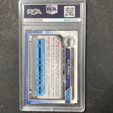 2018 Topps Bowman #3 Joey Wendle Signed Card AUTO PSA/DNA Slabbed Rays