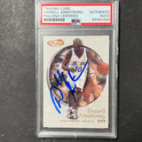 2000 Fleer #57 Darrell Armstrong Signed Card AUTO PSA Slabbed Magic