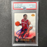 2004 Upper Deck #29 Jim Jackson Signed Card AUTO PSA Slabbed Rockets