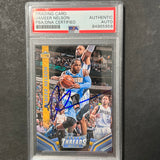 2014-15 Panini Threads #77 Jameer Nelson Signed Card AUTO PSA Slabbed Nuggets