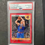 2013-14 NBA Hoops #83 Steve Novak Signed Card AUTO PSA Slabbed Raptors