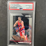 2018-19 Panini Prizm #64 Ryan Anderson Signed Card AUTO PSA Slabbed Rockets