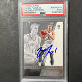 2014-15 Panini Prestige #107 Mason Plumlee Signed Card AUTO PSA Slabbed Nets