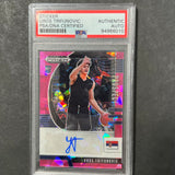 2020 Panini Prizm Draft Picks Uros Trifunovic Signed PSA Slabbed Serbia