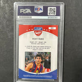 2012 Leaf #RR1 Ricky Rubio Signed Card AUTO PSA Slabbed Spain