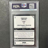 2016-17 Panini Complete #29 Cristiano Felicio Signed Card AUTO PSA Slabbed Bulls