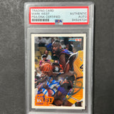 1993-94 Fleer #171 Mark West Signed Card AUTO PSA Slabbed Suns