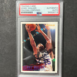 1994-95 Fleer Ultra #386 Kenny Walker Signed Card AUTO PSA Slabbed Bullets