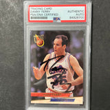 1993-94 Fleer Ultra #37 Danny Ferry Signed Card AUTO PSA Slabbed Cavs