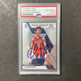 2019-20 Panini Mosaic #267 Jaxson Hayes Signed Card AUTO PSA Slabbed Pelicans