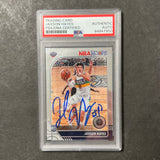 2020-21 NBA Hoops #205 Jaxson Hayes Signed Card AUTO PSA Slabbed Pelicans