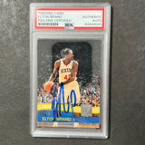 2010 Panini #24 Elton Brand Signed Card AUTO PSA Slabbed Sixers