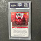 2012-13 Panini Brilliance #34 Carlos Boozer Signed Card AUTO  PSA Slabbed Bulls