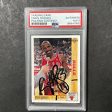 1992 Upper Deck #148 Craig Hodges Signed Card AUTO PSA Slabbed Bulls