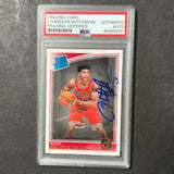 2018 Donruss Rated Rookie #166 Chandler Hutchison Signed Card AUTO PSA Slabbed RC Bulls