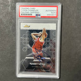 2003 Topps Finest #11 Tyson Chandler Signed Card AUTO PSA Slabbed Bulls