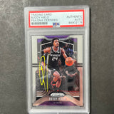 2019-20 Panini Prizm #127 Buddy Hield Signed Card AUTO PSA Slabbed Kings