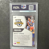 2020-21 Panini Prizm Draft Picks #40 Markus Howard Signed Card AUTO PSA Slabbed RC Marquette