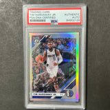 2019-20 Panini Donruss Optic #26 Tim Hardaway Jr. Signed Card AUTO PSA Slabbed Mavericks