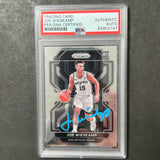 2021-22 Panini Prizim #322 Joe Wieskamp Signed Card AUTO PSA/DNA Slabbed RC Spurs