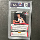 2020-21 Panini Prizm #98 Davis Bertans Signed Card AUTO PSA/DNA Slabbed Wizards