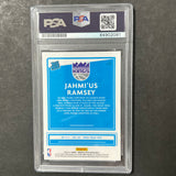 2020-21 Panini Donruss Optic #194 Jahmius Ramsey Signed Card AUTO PSA Slabbed Kings