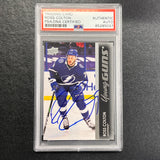 2021-22 Upper Deck Extended Series 1 #224 Ross Colton Signed Card AUTO PSA slabbed Lightning