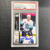 2021-22 Upper Deck Extended Series #697 Ryan Donato Signed Card AUTO PSA Slabbed Kraken