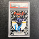 2020-21 Upper Deck Series 1 Hundo P #HP-3 Brayden Point Signed Card AUTO PSA/DNA slabbed Lightning