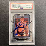 2023 Panini Prizm Smackdown #108 Karrion Kross Signed Card PSA/DNA Slabbed Auto 10 WWE