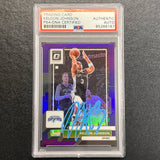 2022-23 Panini Prizm Donruss Optic #186 Keldon Johnson Signed Card AUTO PSA Slabbed Spurs