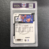 2020-21 O-Pee-Chee Sunset #102 Brayden Point Signed Card AUTO PSA/DNA slabbed Lightning