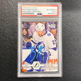 2019-20 Upper Deck Series 2 Hockey #271 Brayden Point Signed Card AUTO PSA/DNA slabbed Lightning