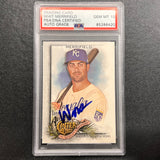 2022 Topps Allen & Ginter #28 Whit Merrifield Signed Card AUTO 10 PSA Slabbed Royals