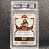 2022 Panini Prizm NXT 2.0 #103 Saurav Gurjar Signed Card PSA/DNA Slabbed AUTO WWE