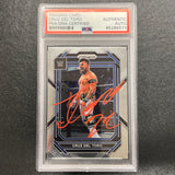 2023 Panini Prizm Smackdown #133 Cruz Del Toro Signed Card AUTO PSA/DNA Slabbed WWE