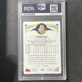 2004-05 Topps #98 Jeff Foster Signed Card AUTO PSA Slabbed Pacers