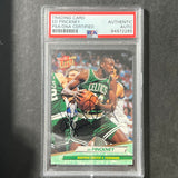 1992-93 Fleer Ultra #16 Ed Pinckney Signed Card AUTO PSA Slabbed Celtics