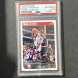 2014-15 Panini NBA Hoops #199 Hollis Thompson Signed Card AUTO PSA Slabbed 76ers