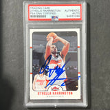 2006-07 NBA Fleer #24 Othella Harrington Signed Card AUTO PSA Slabbed Bobcats