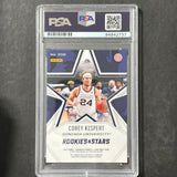 2021 Panini Chronicles Rookies & Stars Draft Picks #308 COREY KISPERT Signed Card AUTO PSA Slabbed Gonzaga