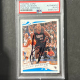 2005-06 Topps #187 Marc Jackson Signed Card PSA Slabbed 76ers