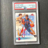 2003-04 Fleer Focus #55 Mehmet Okur Signed Card AUTO PSA Slabbed Pistons