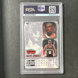 1995-96 Fleer Ultra #163 Avery Johnson Signed Card AUTO PSA Slabbed Spurs