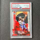 2005-06 Upper Deck Slam #72 Zach Randolph signed Card Auto PSA/DNA Slabbed Trailblazers
