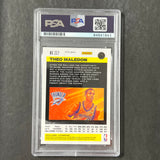 2021-22 Panini Flux #227 Theo Maledon Signed Card AUTO PSA/DNA Slabbed Thunder